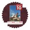 Dark Red Suede Mat Board for 16x24 Frames - Fits 12x21 Photos